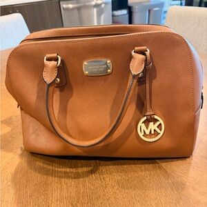 Michael Kors Tan Leather Satchel
